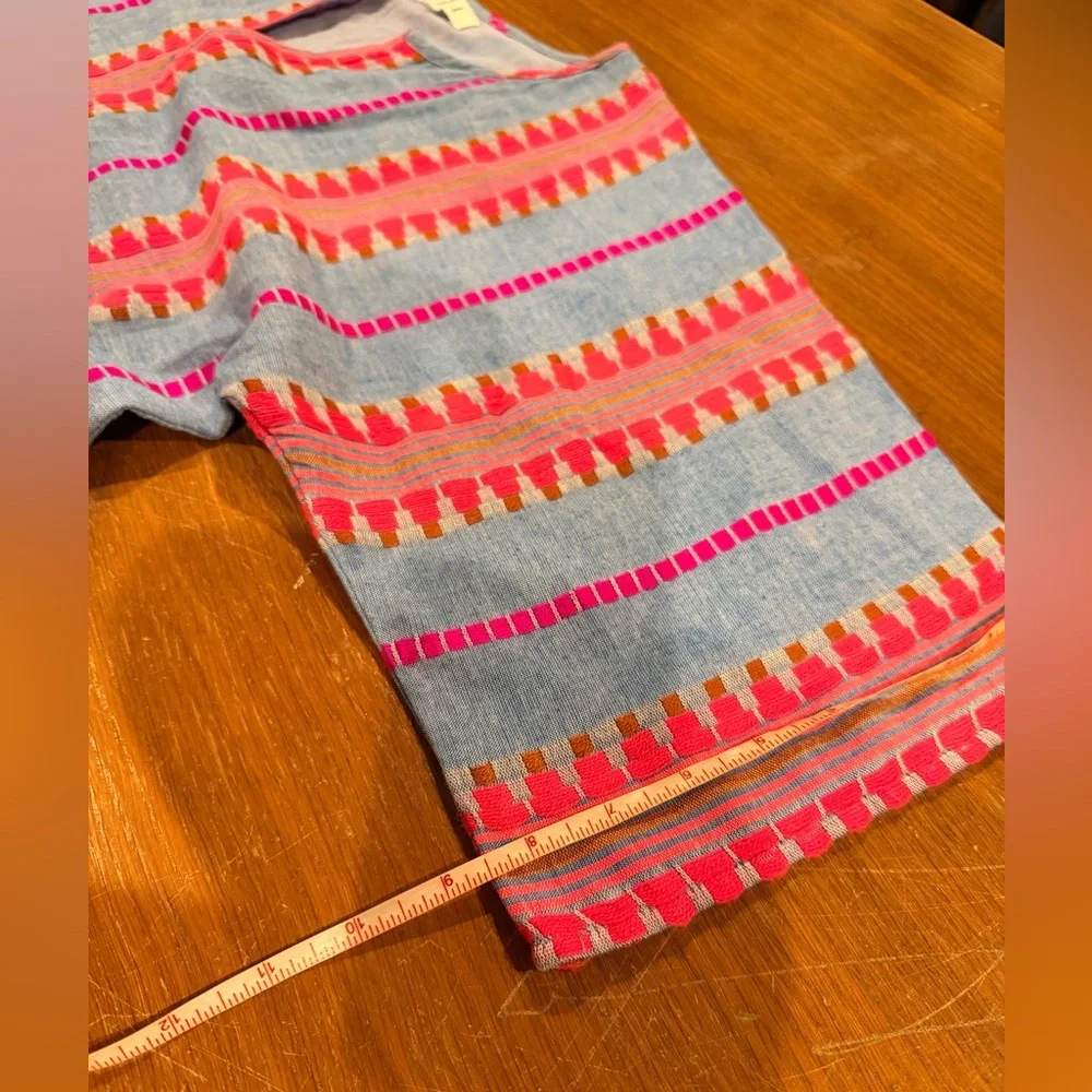THML Pink and Blue Striped Mini Dress - Picture 13 of 14